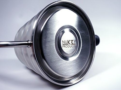 Pour Over Coffee Kettle with Thermometer 1.2L - Gooseneck Hand Grip - Premium Stainless Steel - Bonus Coffee Scoop - Image 7