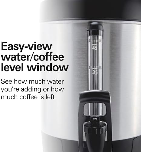 Hamilton Beach 45 Cup Fast Brew Coffee Urn and Hot Beverage Dispenser - Image 5