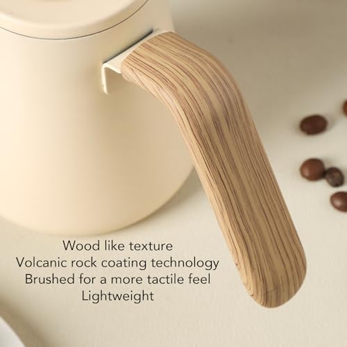AUNMAS Gooseneck Electric Kettle with Temperature Control 600ml Stainless Steel Pour Over Kettle with Built in Thermometer for Coffee Tea Home Camping - Image 5