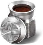 Bincoo Aluminum Coffee Tamper for Moka Pot,Italian Coffee Maker Dosing Funnel For Moka 2 Cups (Sliver) by Bincoo