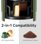 HIBREW H4D 2-in-1 Portable Hand-Pump Coffee Machine Built-in Cup - Image 2