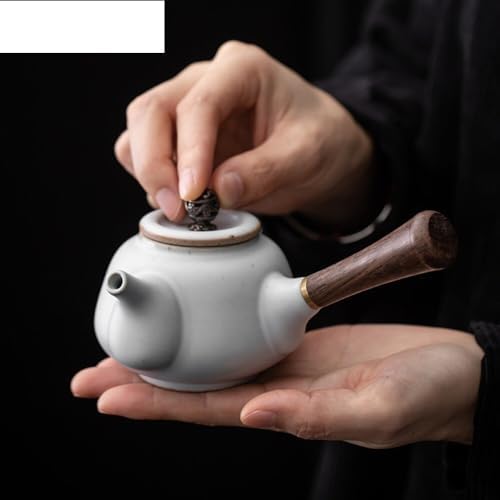Tea Pots For Loose Tea 180ml Handmade Teapot Household Side Handled Teapot Ancient Filter Pot Tea Maker Kettle Tea Ceremony Chinese Teapot Tea Infuser Pot - Image 3