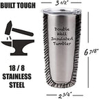 SERENGETI Australian Shepherd 20 Oz. Stainless Steel, Vacuum Insulated Tumbler with Spill Proof Lid - 3D Print - Insulated Travel mug for Hot or Cold Drinks (Australian Shepherd Tumbler) - Image 6