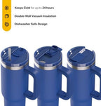 RTIC 30oz Road Trip Tumbler, Insulated, Ceramic Lined, Cobalt - Image 2