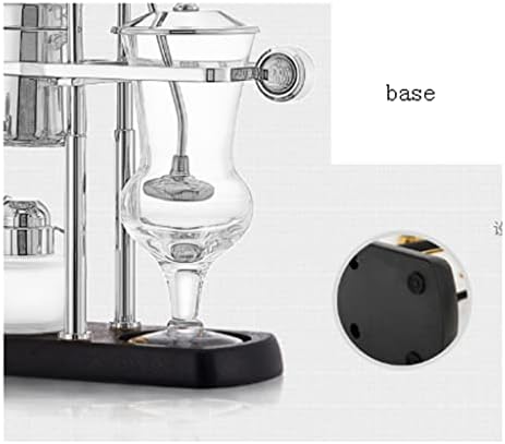 JITEM Cafetera Belgium Luxury Royal Family Balance Syphon Coffee Maker Siphon Brewer Elegant Design Retro Style with U Handle Glass Siphon Pot for Coffee or Tea - Image 3