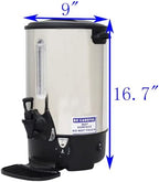 8.8L/9.3QT Hot Water Dispenser Commercial Electric Hot Water Bucket 1500W Fast Boiling with Temperature Control Electric Kettle for Office Restaurant Tea Shop & Event Venues 110V - Image 4