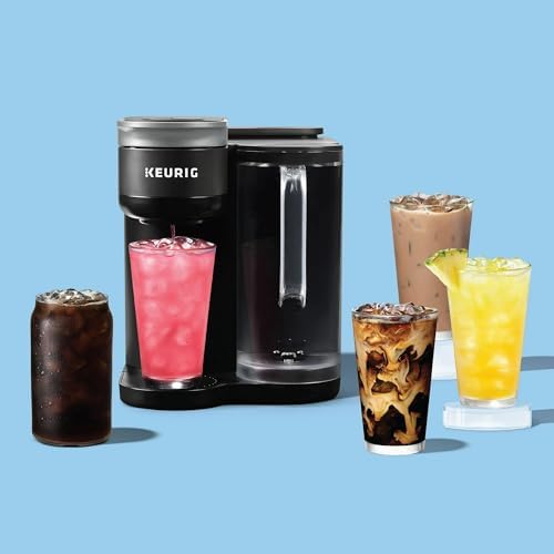 Keurig K-Brew+Chill Iced or Hot Single-Serve K-Cup Coffee Maker with MultiStream and QuickChill Technology, 70oz. Removable Reservoir, Black (Renewed) - Image 3