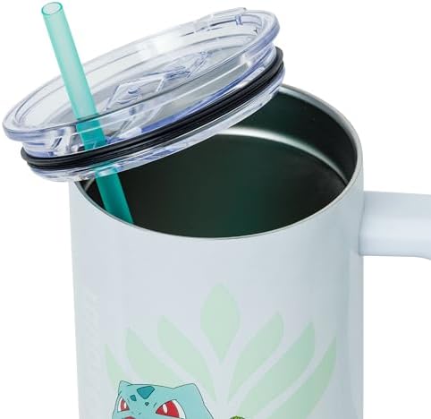 Silver Buffalo Pokémon Bulbasaur, Stainless Steel Tumbler, 40oz - Image 5