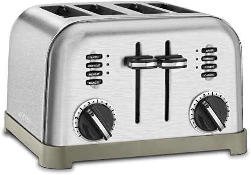 Cuisinart CPT-180P1 Metal Classic 4-Slice Toaster, Brushed Stainless & Electric Kettle, 1.7-Liter Capacity, Cordless 1500-Watts for Fast Heat Up, Stay Cool Non-Slip Handle, Stainless Steel, CPK-17P1 - Image 3