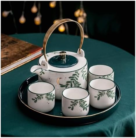 Porcelain Tea Sets Luxury Teapot Coffee Cup Set Tea Tray Teacup Set with Tray Teapot Set - Image 5