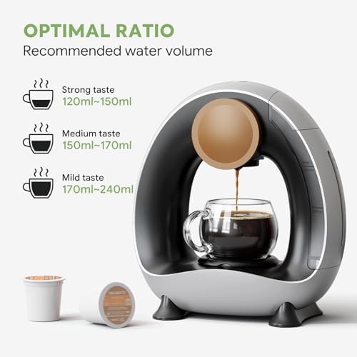Pods and Grounds Single Serve Coffee Maker,Brew in 1 minute - Image 6