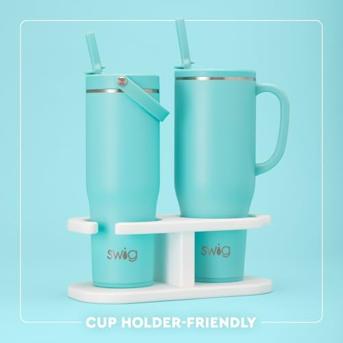 Swig Life 40oz Leakproof Mega Mug with Handle & Straw, Liberty Belle - Image 6