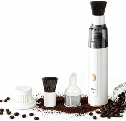 Mini Coffee Grinder Vacuum Cleaner, 2026 New Coffee Grinder Cleaner，White by Unknown