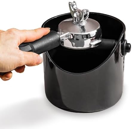 Dreamfarm Big Grindenstèin Sturdy, Compact, Modern Space-Saving Espresso Coffee Grind Knock Box -Black - Image 2