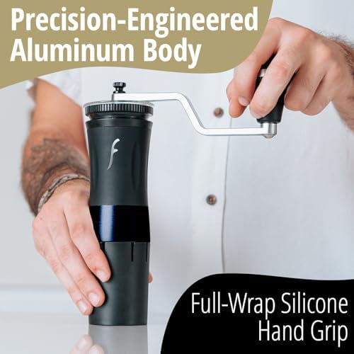 The Royal Coffee Grinder, by Flair Espresso: An all-manual hand burr grinder with hardened steel conical burrs for any coffee brewing method - Image 2