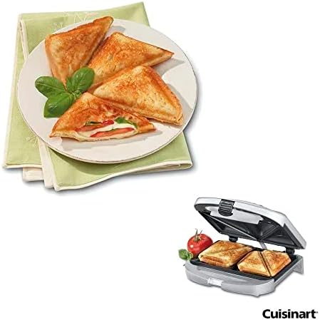 Cuisinart Sandwich Grill, Silver, WM-SW2N1NAS - Image 5