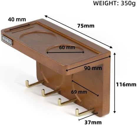 NEOUZA Espresso Organizer Wall Mounted Universal for Tamper Portafilter - Image 3