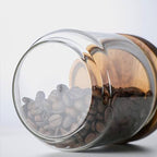 Glass Jar with Lid, Airtight Food Storage Containers Glass Set for Coffee Beans| Sugars| Candy, 4 Pack - Image 6