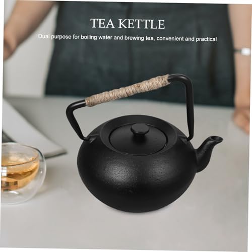 Cast Iron Teapot 600ml Japanese Tetsubin Tea Kettle for Loose Leaf - Image 6