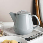 Sweejar 40oz Tea pot with Removable Stainless Steel Infuser,Dishwasher Safe Tea Pots for Loose Tea,Tea Pots with Infuser for Chrismas Women Gift (Gray) - Image 3