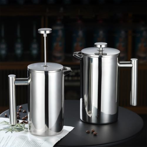 Stainless Steel French Press Coffee Maker 12/27/34oz Insulated Coffee - Image 5