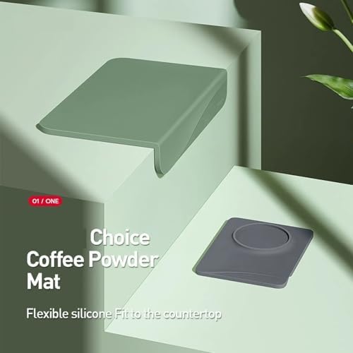 Silicone Coffee Tamping Mat Flexible Espresso Barista Accessory Tamper Pad Accessories(Green Large) - Image 3