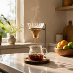 Coffee Dripper Stand Portable Pour Over Dripper Holder Metal Wooden Base Compact Elegant Station Stable Setup Suitable for Baristas Commercial - Image 7