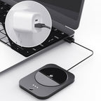 Electric Heating Coaster Coffee Mug Warmer, USB Rechargeable Heated with 3 Temperature Setting, Coffee Tea Milk Smart Coffee Tea Milk Warmers for Travel Home Office Desk (Black) - Image 4