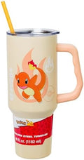 Silver Buffalo Pokémon Charmander, Stainless Steel Tumbler, 40oz by SilverBuffalo