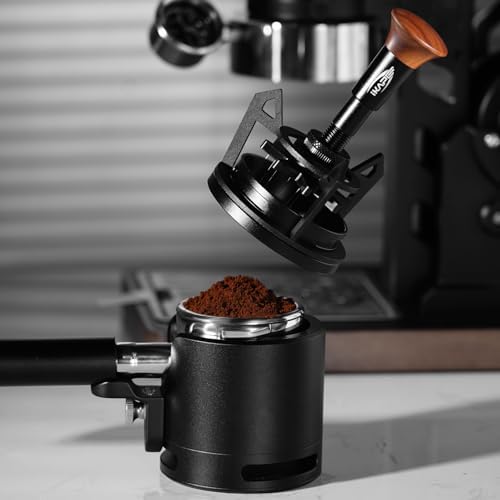 IKAPE Espresso Coffee V3 WDT Tool, 51mm Stirrer Distribution Tool, Equipped with 10-needle Stirrer, Adjustable Needle Height, Coffee Stirrer with Dosing Funnel & Stand - Image 6