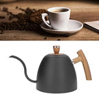 Pour Over Coffee Kettle, 800ml Stainless Steel Tea Pot for Stovetop Gooseneck Kettle Black Small Water Pots for Tea, Pour Over Dripper Coffee Pot for Home Kitchen - Image 6
