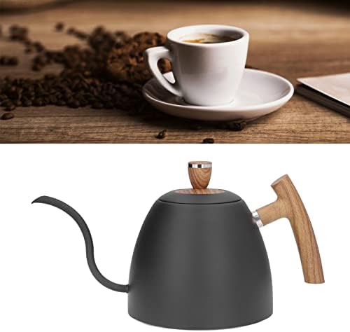 Pour Over Coffee Kettle, 800ml Stainless Steel Tea Pot for Stovetop Gooseneck Kettle Black Small Water Pots for Tea, Pour Over Dripper Coffee Pot for Home Kitchen - Image 6