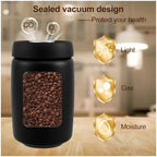 1200ml Coffee Vacuum Canister, 304 Stainless Steel Storage Jar - Image 4