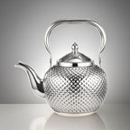 Teapot Tea Kettle, 2.1 Quart Tea Pot for Stove Top, Stainless Steel Teakettle with Infuser, Decorative Water Kettle with Handle, Silver, 2L - Image 5