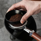 58 51mm Coffee Catcher Ring Dosing Funnel for Espresso Powder(Sliver Ring 58MM) - Image 4