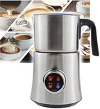 Multifunctional Stainless Steel Coffee Machine, 500W Electric Milk Frother with Led Display, Hot & Cold Functions, 4 Preset Modes, 5Min Heating, Overheating Power of by Unknown