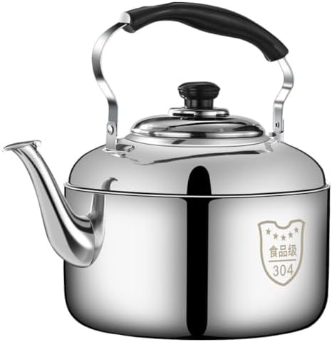 304 Stainless Steel Kettle Whistling Tea Kettle Large Capacity Household Water Heating Stove Top Pot for Coffee and Tea by OKUMEYR