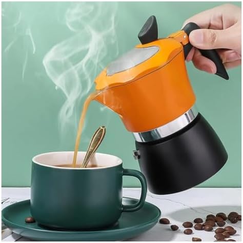 Classic Aluminum Moka Pot Stovetop Espresso Maker for Home Office Camping - Image 4