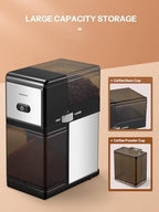Electric Burr Coffee Grinder, Reemix Automatic Flat Burr Coffee - Image 6