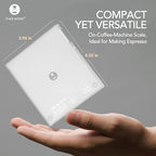 Timemore Basic Mini Coffee Scale, Slim & Lightweight Design, Three Modes | Digital Espresso Scale with Timer for Precision Brewing, White - Image 3