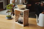 HARIO Drip Stand Set, Asanoha pattern (Hemp Leaves), Practical Capacity, 20.3 fl oz (600 ml), V60 Dripper Server, Includes 40 Dedicated Papers, For 1-4 People (Natural) - Image 5