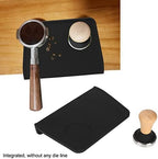 Coffee Tamper Mat with Tamper Slot Silicone Tamping Pad Beech (58mm / 2.28in Tamper) - Image 2