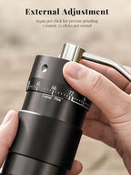 Manual Coffee Grinder, 16μm External Adjustment - Image 4