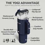 YOGI 40oz Tumbler with Straw - Eclipse - Image 3