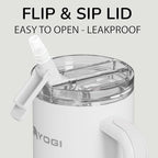 YOGI 40oz Tumbler with Straw - Polar - Image 5