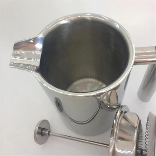 Double Walled Insulated French Press Coffee Maker with Filter, Heat Resistant Tea Maker Plunger for Home Brewing(800ml) - Image 5