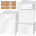 60 PCS Ceramic Tiles for Crafts, Unglazed Matte Coasters with Cork Backings by GOHDODD