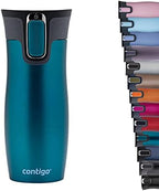 Contigo West Loop Autoseal Travel Mug, Stainless Steel Thermal Mug, Vacuum Flask, Leakproof Tumbler, Coffee Mug with BPA-Free Easy-Clean Lid by Contigo