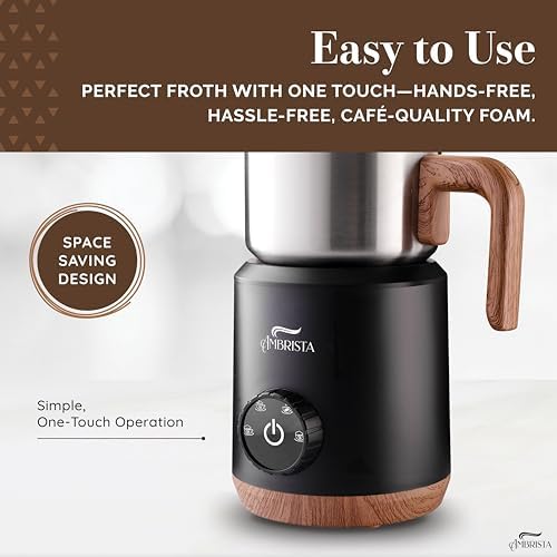 All in One 16oz Stainless Steel Electric Milk Frother | Foam Maker for Coffee | Hot and Cold Froth, Heated Milk, Hot Chocolate and More | Dishwasher Safe and Easy to Clean - Image 3