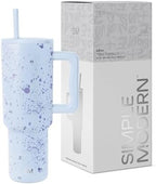 Simple Modern Disney 40 oz Tumbler with Handle & Straw Lid | Insulated Reusable Stainless Steel Water Bottle Travel Mug | Gifts for Women Men Him Her | Trek Collection | 40oz | Minnie Specktacular by Unknown
